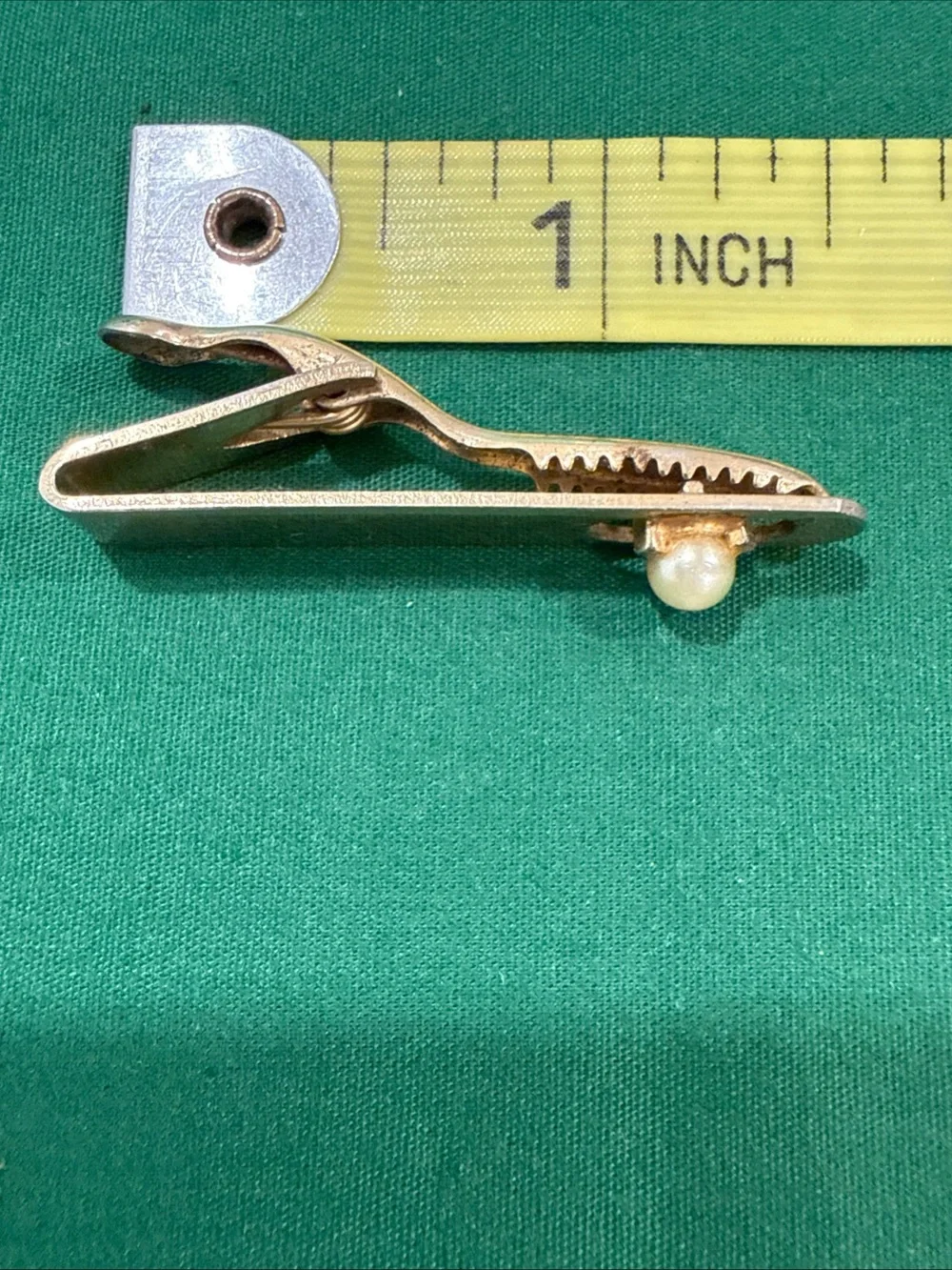 Swank Vintage Gold-Tone Tie Bar Clip 71B